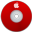Apple Red Icon 32x32 png